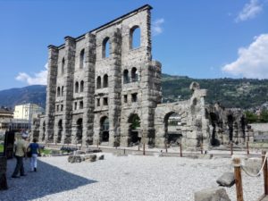 Aosta - il teatro Romano